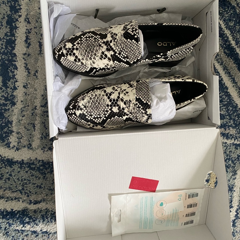 ALDO Snakeskin Loafers